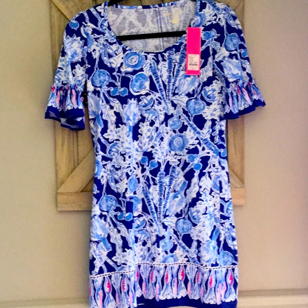 Lily Pulitzer XXS Pretty Peas Engineered Dress
